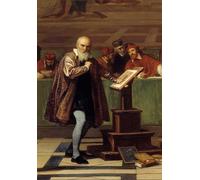 ARTXLXXBN De Célèbres Tableaux Affiches Imprimées Portrait Tableaux Galilée ou Galilée Galilée par Nicolas Robert Fleury Art Mural Classique Pour les Décorations pour la Maison 60x90cm