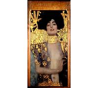 ARTXLXXBN De Célèbres Tableaux Affiches Imprimées Portrait Tableaux Judith et la tête d'Holopherne Peinture de Gustav Klimt Art Mural Classique Pour les Décorations pour la Maison 60x90cm
