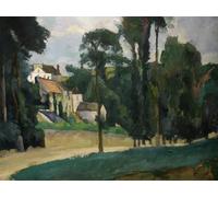 ARTXLXXBN De Célèbres Tableaux Affiches Imprimées Portrait Tableaux le chemin de Pontoise de Paul Cézanne Art Mural Classique Pour les Décorations pour la Maison 60x90cm