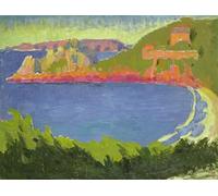 ARTXLXXBN De Célèbres Tableaux Affiches Imprimées Portrait Tableaux Marée haute du soir à Trestrignel de Maurice Denis Art Mural Classique Pour les Décorations pour la Maison 60x90cm