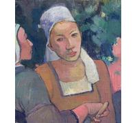 ARTXLXXBN De Célèbres Tableaux Affiches Imprimées Portrait Tableaux Paysans bretons de Paul Gauguin Art Mural Classique Pour les Décorations pour la Maison 60x90cm