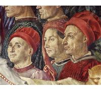 ARTXLXXBN De Célèbres Tableaux Affiches Imprimées Portrait Tableaux Procession des Rois Mages à Bethléem par Benozzo Di Lese Di Sandro Gozzoli Pour les Décorations pour la Maison 60x90cm