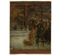 ARTXLXXBN De Célèbres Tableaux Art Mural Toile Impression Toile Groupe de figures du chant et de la musique par Swan Images Abstraites Pour la Décoration du Salon 60x90cm
