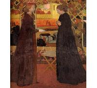 ARTXLXXBN De Célèbres Tableaux Art Mural Toile Impression Toile la Visitation Maurice Denis Images Abstraites Pour la Décoration du Salon 60x90cm