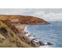 ARTXLXXBN De Célèbres Tableaux Art Mural Toile Impression Toile Laxey Bay I of Man par Alfred Robert Quinton Images Abstraites Pour la Décoration du Salon 60x90cm