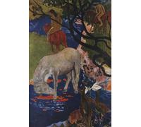 ARTXLXXBN De Célèbres Tableaux Art Mural Toile Impression Toile le cheval blanc de Paul Gauguin Images Abstraites Pour la Décoration du Salon 60x90cm