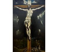 ARTXLXXBN De Célèbres Tableaux Art Mural Toile Impression Toile Le Christ en croix par El Greco Images Abstraites Pour la Décoration du Salon 60x90cm