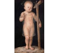 ARTXLXXBN De Célèbres Tableaux Art Mural Toile Impression Toile L'enfant Jesus Benissantchrist Child Blessing par Lucas l'Ancien Cranach Images Abstraites Pour la Décoration du Salon 60x90cm