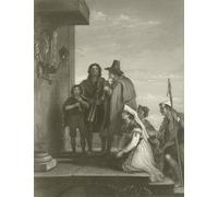 ARTXLXXBN De Célèbres Tableaux Art Mural Toile Impression Toile les Pifferari de David Wilkie Images Abstraites Pour la Décoration du Salon 60x90cm