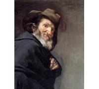 ARTXLXXBN De Célèbres Tableaux Art Mural Toile Impression Toile Menippe Portrait Menippe De Sinope par Diego Rodriguez De Y Velazquez Images Abstraites Pour la Décoration du Salon 60x90cm