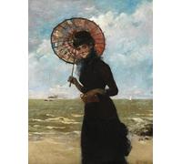 ARTXLXXBN De Célèbres Tableaux Art Mural Toile Impression Toile Promenade d'Alfred Emile Stevens Images Abstraites Pour la Décoration du Salon 60x90cm