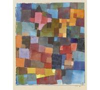 ARTXLXXBN De Célèbres Tableaux Art Mural Toile Impression Toile Room Architectures on Cold-warmpar Paul Klee Images Abstraites Pour la Décoration du Salon 60x90cm