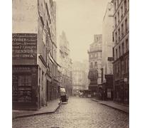 ARTXLXXBN De Célèbres Tableaux Art Mural Toile Impression Toile Rue Des Lombards by Charles Marville Images Abstraites Pour la Décoration du Salon 60x90cm