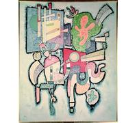 ARTXLXXBN De Célèbres Tableaux Imprimer Affiche Toile Photos D'Art Complexité simple ou ambiguïté par Wassily Kandinsky Tableaux Posters Pour la Décoration de Bureau 60x90cm