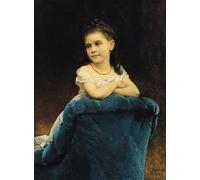 ARTXLXXBN De Célèbres Tableaux Imprimer Affiche Toile Photos D'Art Portrait of Mademoiselle Franchetti by Leon Florentin Bonnat Tableaux Posters Pour la Décoration de Bureau 60x90cm