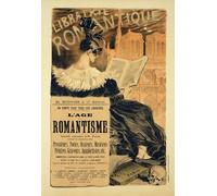 ARTXLXXBN De Célèbres Tableaux Imprimer Affiche Toile Photos D'Art Reproduction d'une affiche d'un livre intitulé L'âge romantique d'Eugène Grasset Pour la Décoration de Bureau 60x90cm