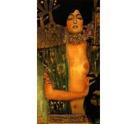 ARTXLXXBN De Célèbres Tableaux Peinture D'Art Murale Wall Art Peintures Judith Mit Dem Kopf Von Holopherne de Gustav Klimt Impression Peinture Huile Pour la Décoration Murale 60x90cm