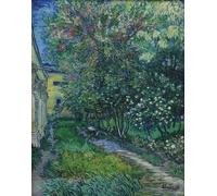 ARTXLXXBN De Célèbres Tableaux Peinture D'Art Murale Wall Art Peintures le Jardin de l'Asile à Saint rémy de Vincent Van Gogh Impression Peinture Huile Pour la Décoration Murale 60x90cm