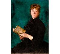 ARTXLXXBN De Célèbres Tableaux Peinture D'Art Murale Wall Art Peintures Madame Pauline marie charlotte Carolus duran par Carolus duran Impression Peinture Huile Pour la Décoration Murale 60x90cm