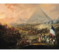 ARTXLXXBN De Célèbres Tableaux Tableaux Sur Toile Moderne Mur Art Bataille des Pyramides Juillet par François Louis Watteau Animaux Art Posters Pour la Décoration de la Chambre à Coucher 60x90cm