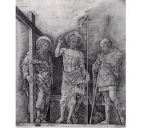 ARTXLXXBN De Célèbres Tableaux Tableaux Sur Toile Moderne Mur Art la Résurrection du Christ Andrea Mantegna Animaux Art Posters Pour la Décoration de la Chambre à Coucher 60x90cm