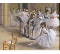 ARTXLXXBN De Célèbres Tableaux Tableaux Sur Toile Moderne Mur Art le Centre de Danse à l'Opéra De La Rue Le Peletier d'Edgar Degas Pour la Décoration de la Chambre à Coucher 60x90cm