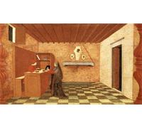 ARTXLXXBN De Célèbres Tableaux Tableaux Sur Toile Moderne Mur Art Miracle de l'hostie profanée de Paolo Uccello Animaux Art Posters Pour la Décoration de la Chambre à Coucher 60x90cm