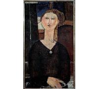 ARTXLXXBN De Célèbres Tableaux Tableaux Sur Toile Moderne Mur Art Portrait d'Antonia Peinture par Amedeo Modigliani Animaux Art Posters Pour la Décoration de la Chambre à Coucher 60x90cm