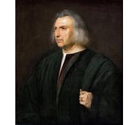 ARTXLXXBN De Célèbres Tableaux Tableaux Sur Toile Moderne Mur Art Portrait du médecin Gian Giacomo Bartolotti Da Parma Titien par Tiziano Vecelli Pour la Décoration de la Chambre à Coucher 60x90cm