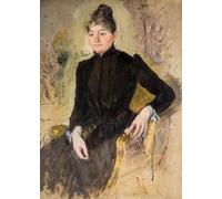 ARTXLXXBN De Célèbres Tableaux Tableaux Sur Toile Moderne Mur Art Portrait d'une femme par Mary Cassatt Animaux Art Posters Pour la Décoration de la Chambre à Coucher 60x90cm