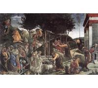 ARTXLXXBN De Célèbres Tableaux Tableaux Sur Toile Moderne Mur Art Scènes de la viede Moïse par Sandro Botticelli Animaux Art Posters Pour la Décoration de la Chambre à Coucher 60x90cm