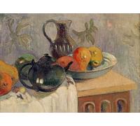 ARTXLXXBN De Célèbres Tableaux Tableaux Sur Toile Moderne Mur Art Teiera Brocca E Frutta de Paul Gauguin Animaux Art Posters Pour la Décoration de la Chambre à Coucher 60x90cm