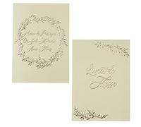 ARTY FETES FACTORY - 10 LIVRETS DE MESSE JOLIS BRINS 15X21CM VERT SAUGE