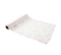 Arty Fetes Factory - Chemin DE Table Organza Marguerites 28CMX5M Blanc