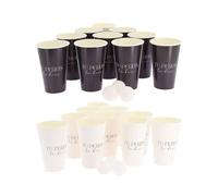 ARTY FETES FACTORY - JEU BEERPONG TU PERDS TU BOIS 20 GOBELETS 6 BALLES