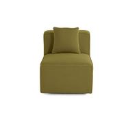Arty - module d'assise d'angle réversible - en tissu mailles 3D - Vert Olive Vert Olive G