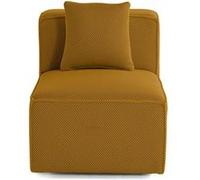 Arty - module d'assise - en tissu mailles 3D - Jaune Jaune G