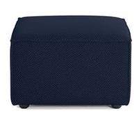 Arty - pouf d'appoint - en tissu mailles 3D - Bleu Bleu