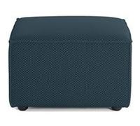 Arty - pouf d'appoint - en tissu mailles 3D - Bleu canard Bleu canard