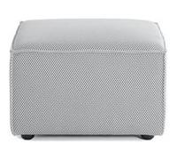 Arty - pouf d'appoint - en tissu mailles 3D - Gris clair Gris clair
