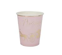 ARTYFETES 8 Gobelets anniversaire Princesse