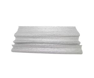 Artyfêtes Diffusion Feuille Papier CRÉPON 50CMX1M Argent