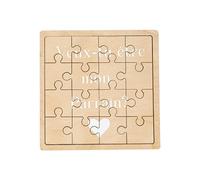 Artyfêtes Générique - PUZZLE MESSAGE DEMANDE PARRAIN 15CM NATURE