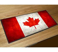 Artylicious Drapeau Canada Pub Barre de Chemin de Tapis de comptoir