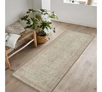 artyrugs Tapis Lavable en Machine, 80x150cm, 75% Coton Recyclé, Poils Courts, Dos Antidérapant, Ne Perd Pas Ses Fibres, Tapis pour Salon, Chambre, Cuisine, Couloir, Bureau, Sable Vintage