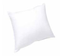 ARTY'S Housse de coussin env. 40 x 40 cm pour peinture sur soie 100 % soie avec fermeture éclair Blanc