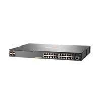 HPE Aruba 2930F 24G PoE+ 4SFP Géré L3 Gigabit Ethernet (10/100/1000) Connexion Ethernet, supportant l'alimentation via ce port (PoE) 1U Gris