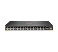 HPE Aruba 6200F 48G Class4 PoE 4SFP+ 370W Switch - Commutateur - C3 - Géré - 48 x 10/100/1000 (PoE+) + 4 x 1 Gigabit / 10 Gigabit SFP+ - Montable sur rack - PoE+ (370 W) G