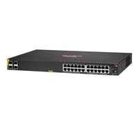 HPE Aruba Networking Aruba 6000 24G Class4 PoE 4SFP 370W Géré L3 Gigabit Ethernet (10/100/1000) Connexion Ethernet, supportant l'alimentation via ce port (PoE) 1U