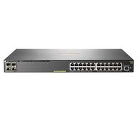 HPE Aruba 2930F 24G PoE+ 4SFP Géré L3 Gigabit Ethernet (10/100/1000) Connexion Ethernet, supportant l'alimentation via ce port (PoE) 1U Gris